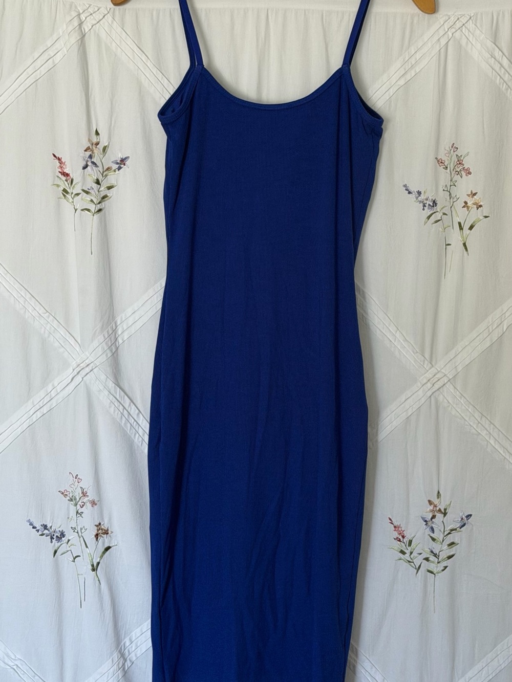 Popilush Royal Blue Spaghetti Strap Shaping Dress - Picture 2 of 5